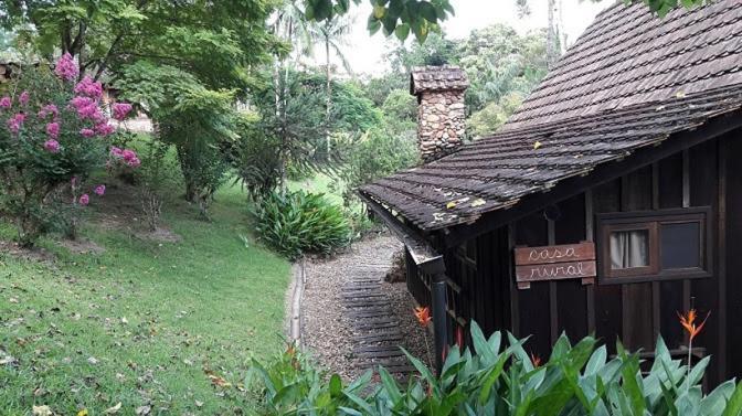 Hospedagem Rural Fazenda Sacramento Timbó Esterno foto